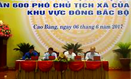 Kết quả triển khai Dự án 600 phó chủ tịch UBND xã các tỉnh khu vực Đông Bắc